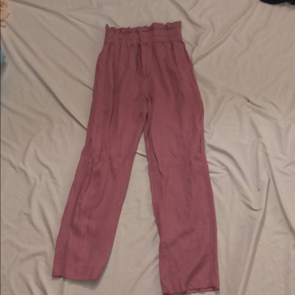 Paper bag waist trouser